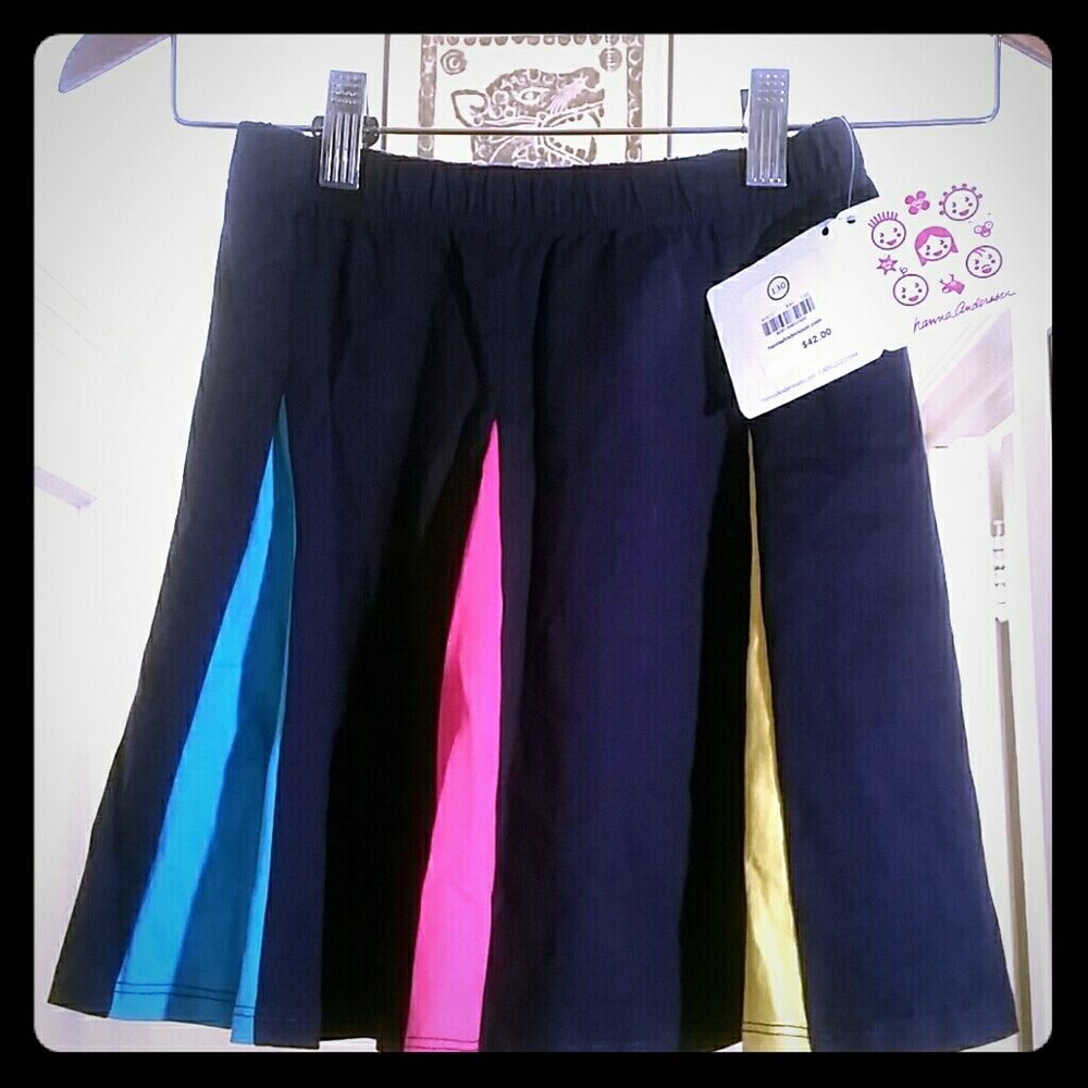 Hanna Anderson Multicolor Cheer Skirt